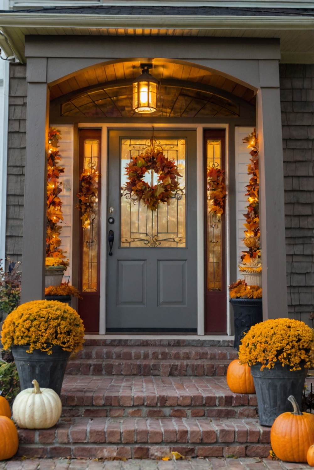 Fall porch decor, Outdoor fall decorations, Autumn porch ideas, Fall front porch, Harvest porch decor