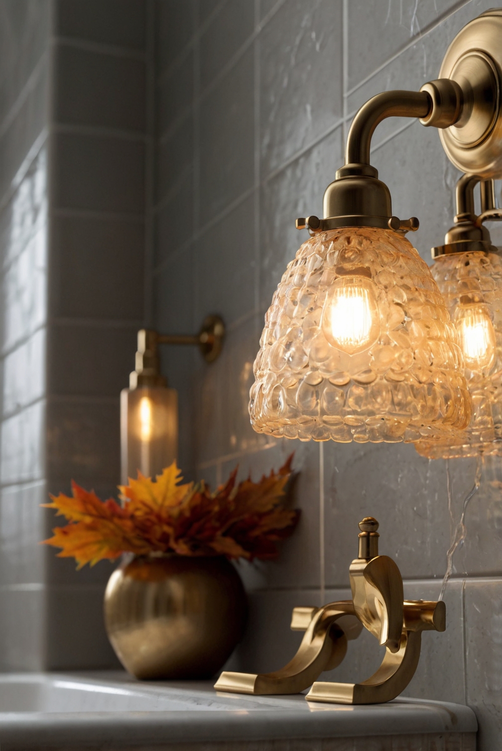 Fall bathroom decor, Bathroom renovation ideas, Bathroom design trends, Luxury bathroom accessories, Stylish bathroom upgrades