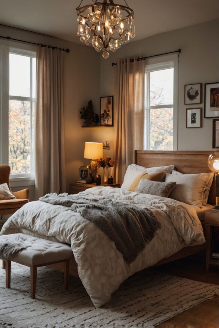 fall room aesthetic, cozy home decor, stylish interior design, autumn home vibes, seasonal room makeover